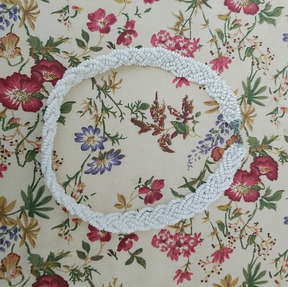 1960S VINTAGE White beaded- lace dress& accessorie - Picture 16 of 16